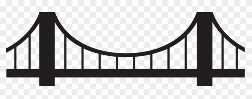 Help Bridge The Gap - Bridge Black And White Clipart #647191