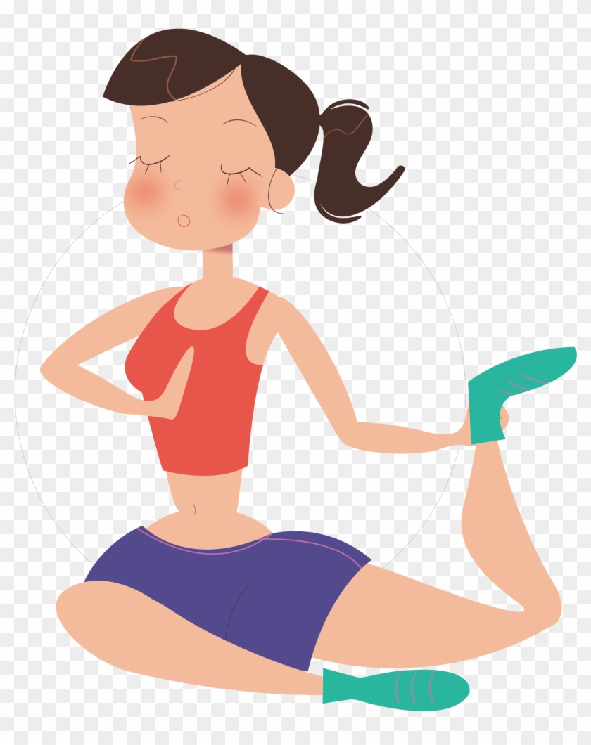 Drawing Running - Girl Yoga - Drawing Running - Girl Yoga #647284