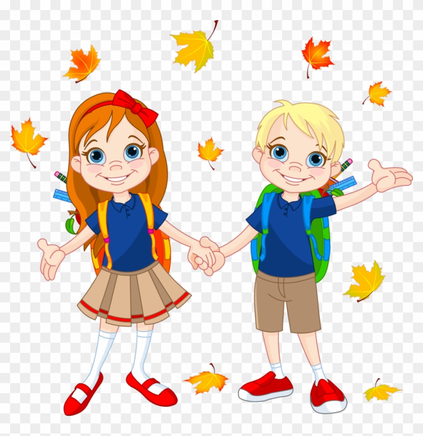 School Boy And Girl Drawing #647351