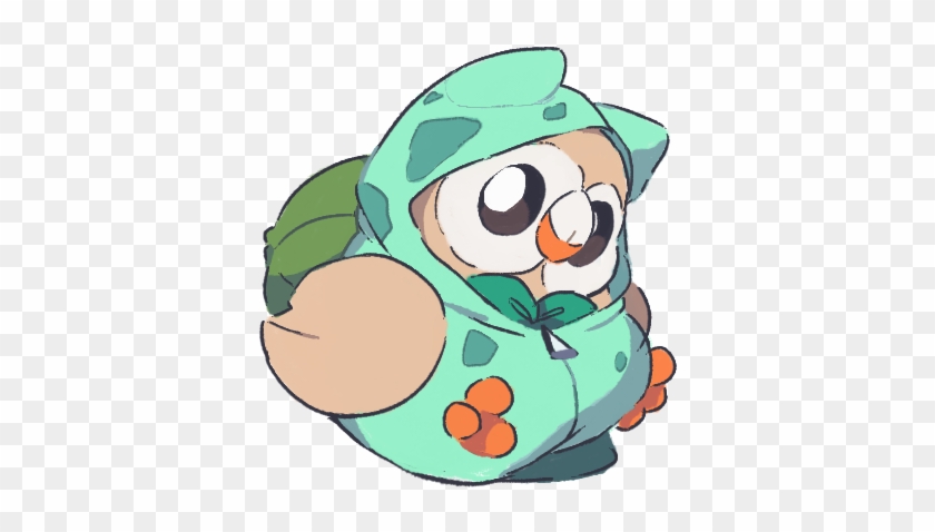 Image - Rowlet And Bulbasaur #647450