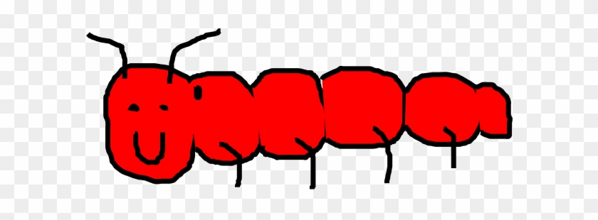 Red Caterpillar Clipart #647470