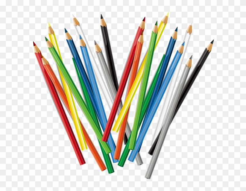 Colored Pencils Pattern - Colored Pencil #647603