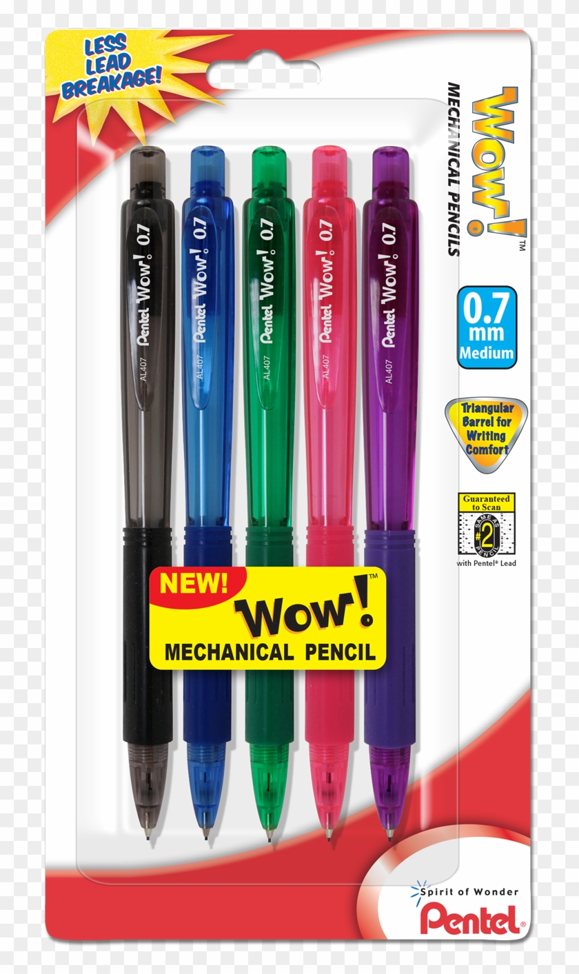 Wow Mechanical Pencil 5-pack - Pentel Mechanical Pencils 0.7 Mm #647617