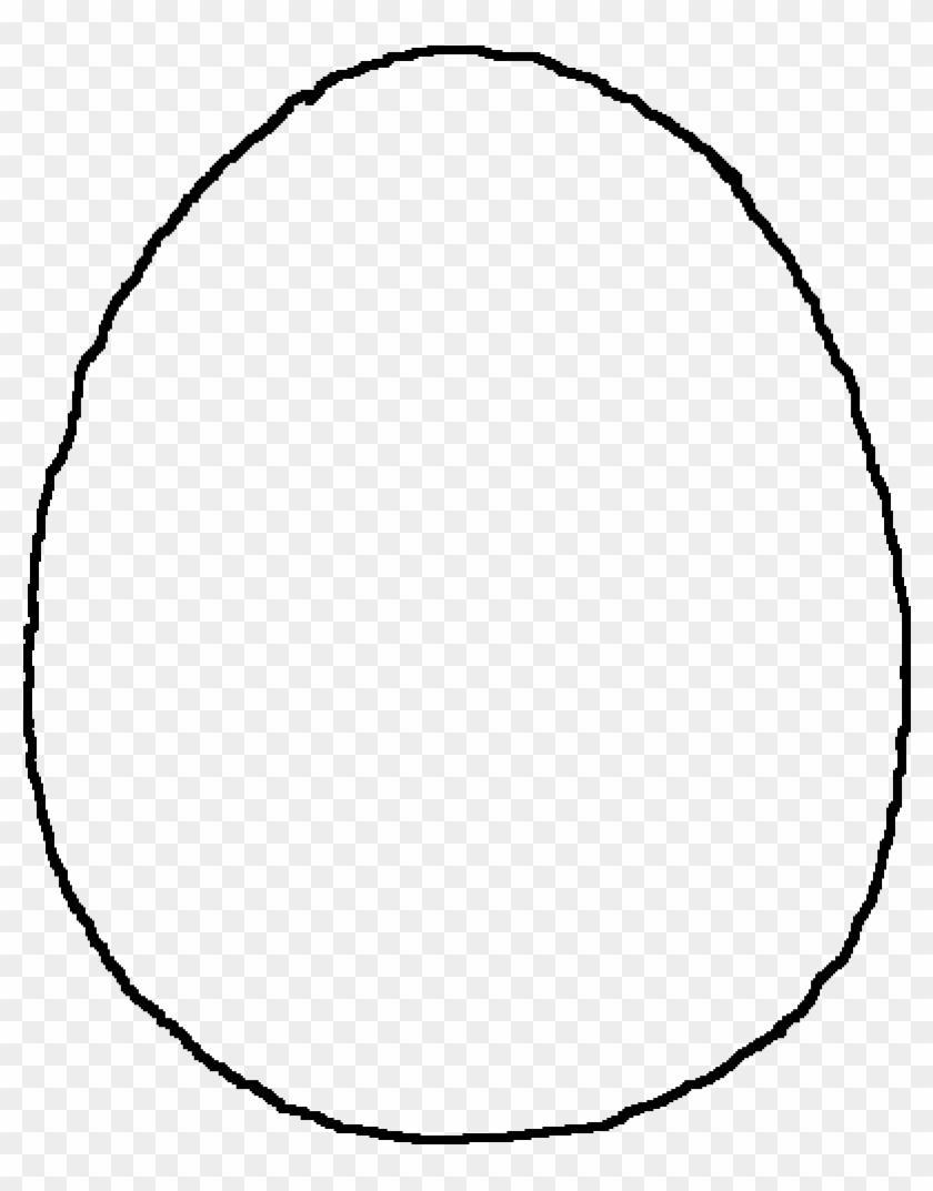 Easter Egg Base - Easter Egg Outline #647738