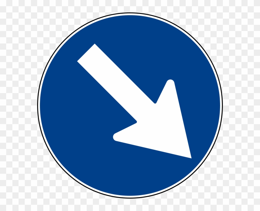 Traffic Sign With Arrows #647781