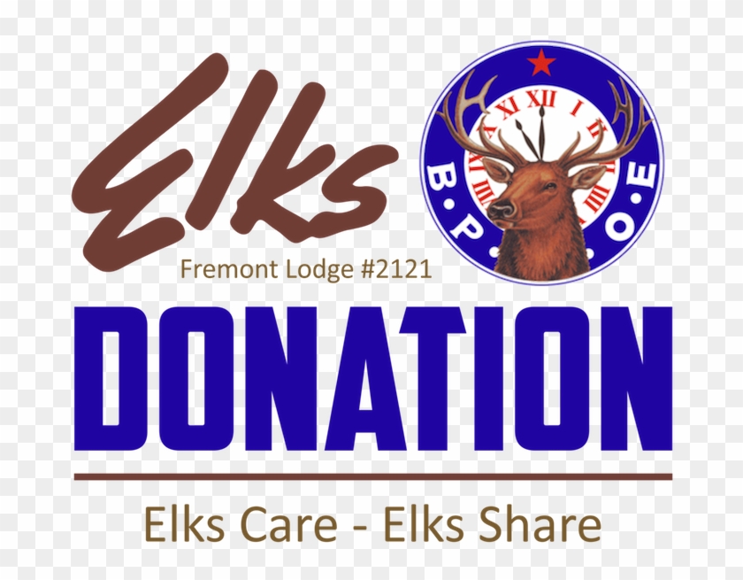 Elks Donation Logo - Benevolent And Protective Order Of Elks #647894