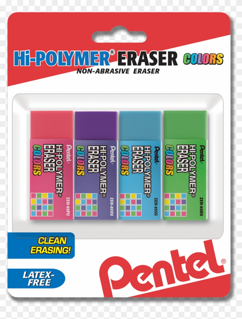 Zeh05crbp4m Small Colored Block Eraser Green Pink Sky - High Polymer Eraser Pink #647932