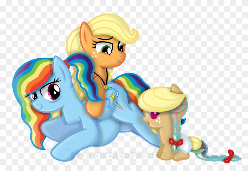 Appledash, Applejack, Artist - Rainbow Dash And Applejack Pregnant #647949