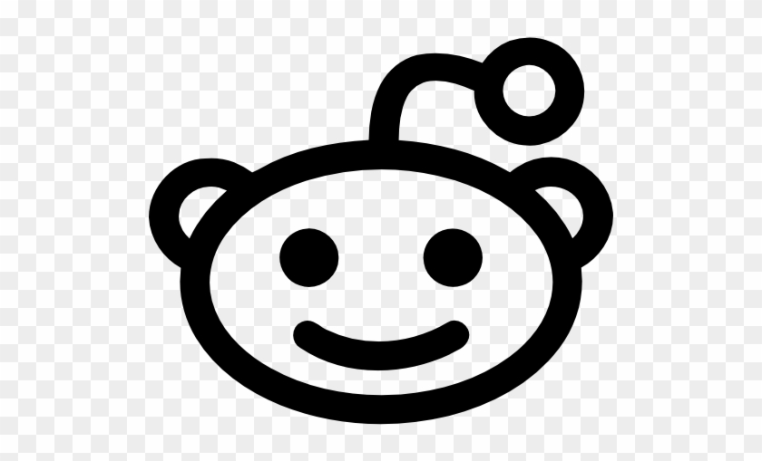 Reddit, Alien, Head, Logo, Social, Network Icon - Reddit Icon #647988