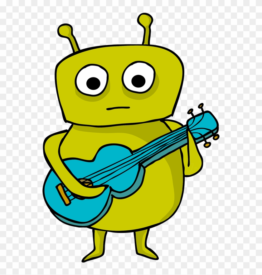 To Animate An Alien Playing An Instrument I Created - Tricia Fuglestad #648003