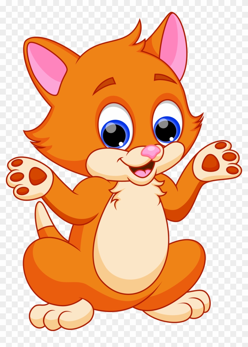 Детские Картинки, Котята, Животные, Кошки, Рисунки, - Cute Cat Cartoon Characters #648042
