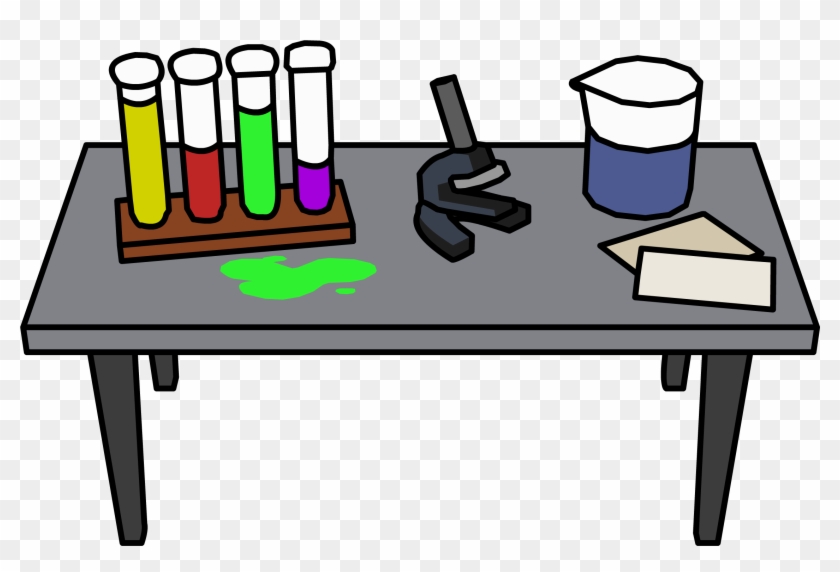 File - Laboratory Desk - Png - Lab Table Clip Art - Free Transparent PNG  Clipart Images Download