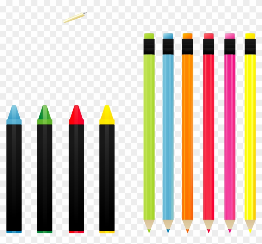 Crayon Colored Pencil Euclidean Vector - Colored Pencil #648117