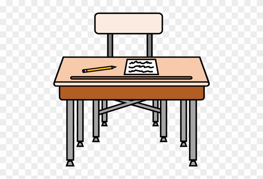 Asiento Vacío - Pencil On Desk Clipart #648153