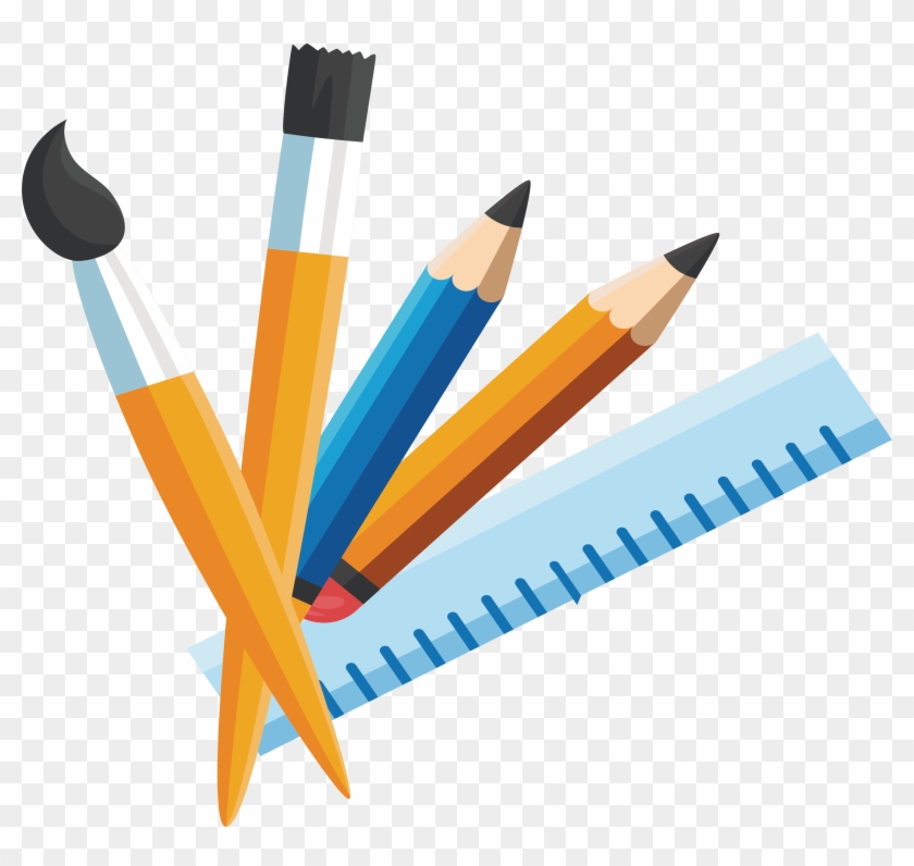 Pencil Stationery Paintbrush - Pencil #648210