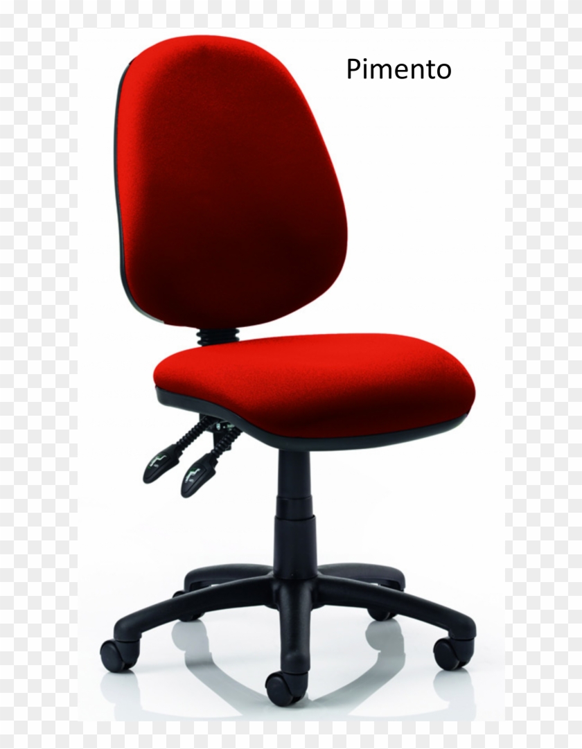 Luton Double Lever Upholstered Operator Office Chair - Bürostuhl Mit Mittelhoher Lehne Home & Haus Farbe: #648257