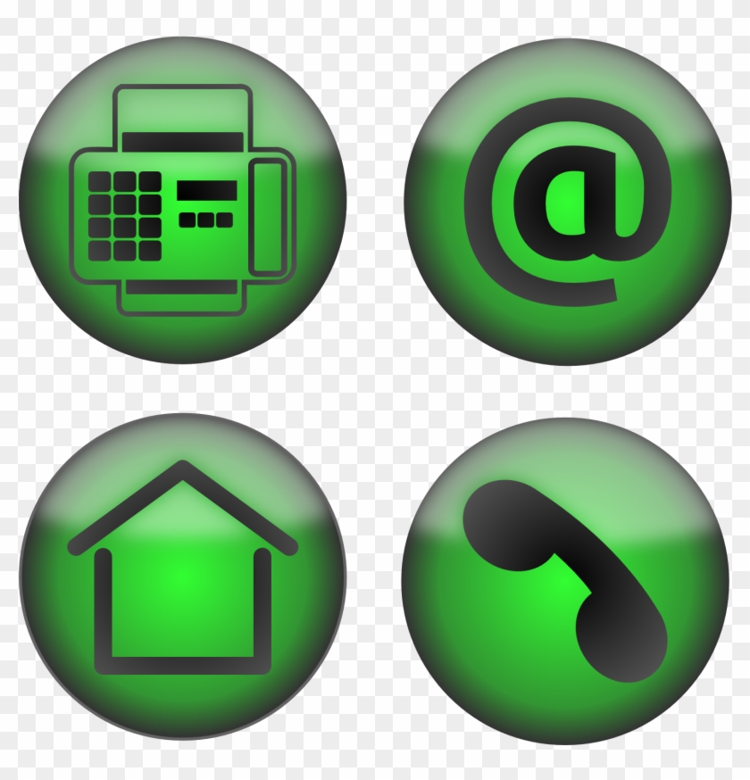 Telephone Icons Images - Telephone Fax Email Icons #648321