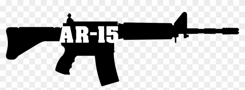 Gun Clipart Ar 15 - Assault Rifle #648407