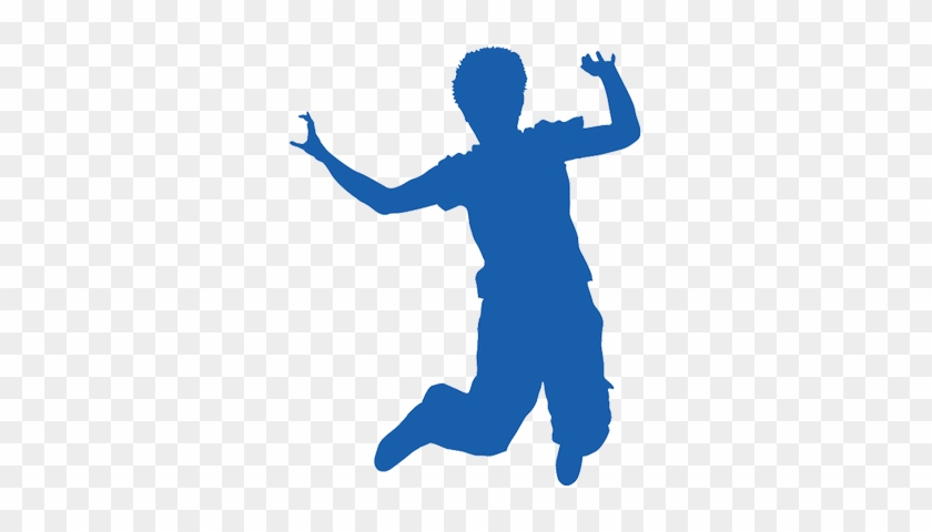 Boy Jumping Silhouette #648446
