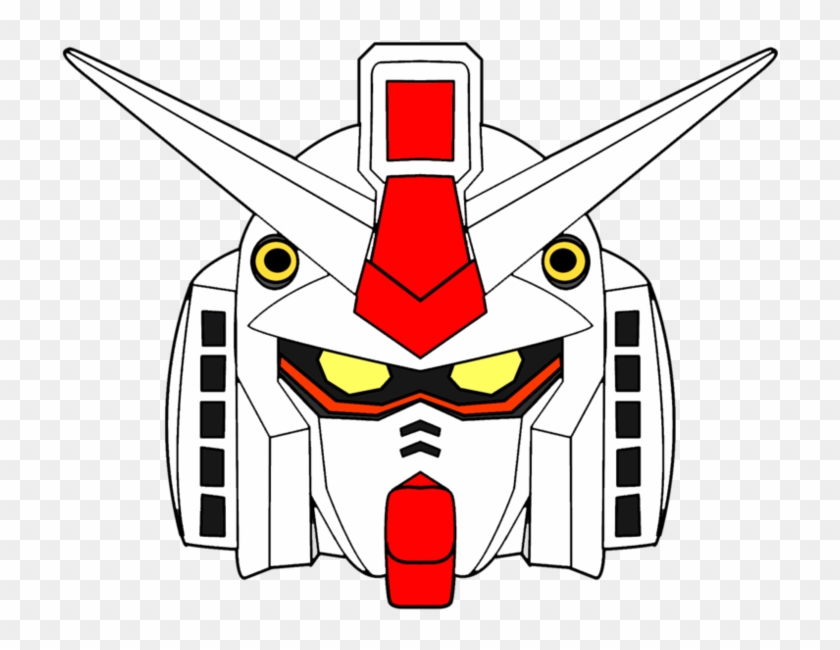 Rx-78 Head Vector By Liamarchibaldart - Gundam - Free Transparent PNG  Clipart Images Download