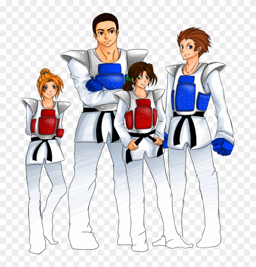 Tkd Fight Club By Ndpcomics - Taekwondo Sparring Clip Art #648581