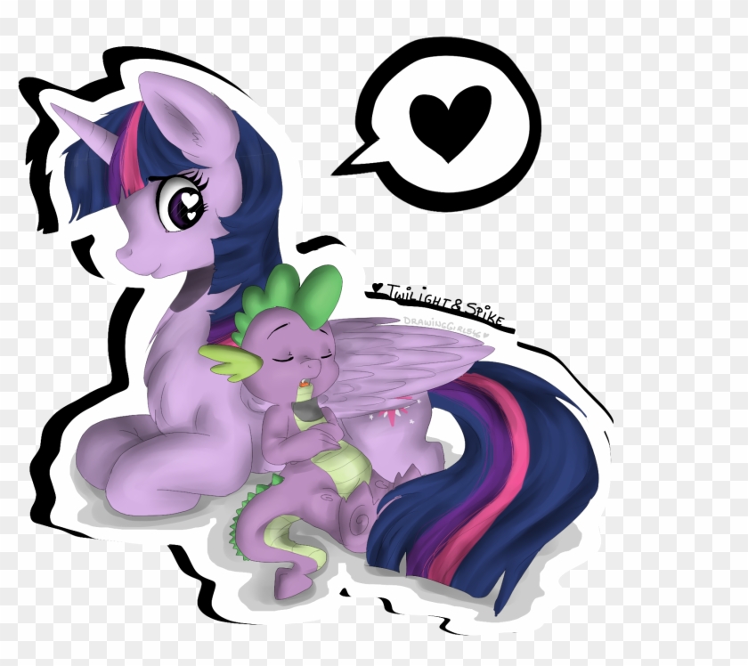 Sweet Dreams Spike By Drawing-heart - Twilight Sparkle #648648