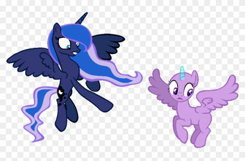 Mlp Luna And Pony Base #648705