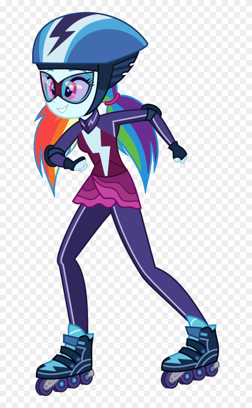 Au Rainbow Dash Sport Style By Sunsetshimmer333 - Hasbro Equestria Girls Friendship Games Patinaje #648725