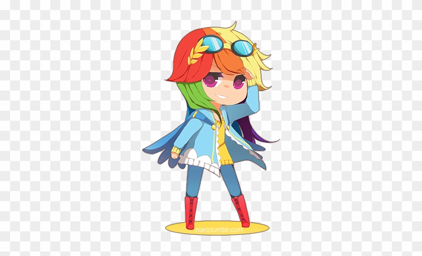 Mlp- Rainbow Dash By Niaro - Anime My Little Pony Rainbow Dash #648744