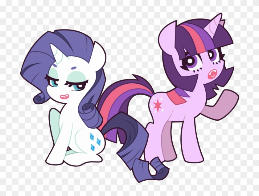 Mlp - My Little Pony Twilight And Rarity #648746