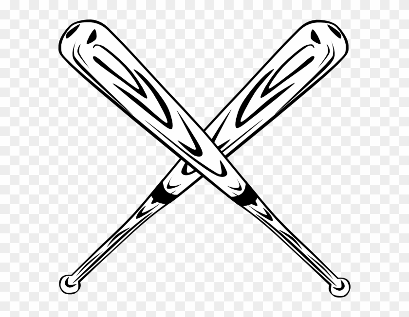 Tacos Clip Art At Clker - Crossed Baseball Bats Vector #648828