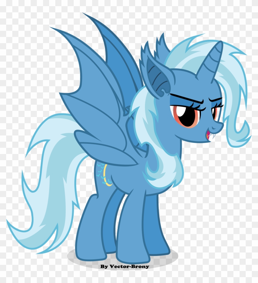 Vector Brony 132 8 Trixie Bat By Vector Brony - My Little Pony Vampire Bats #648860