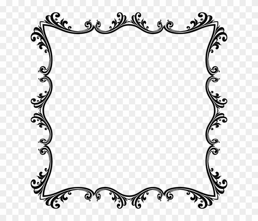 Transparent Background Border Design Black And White - pexels