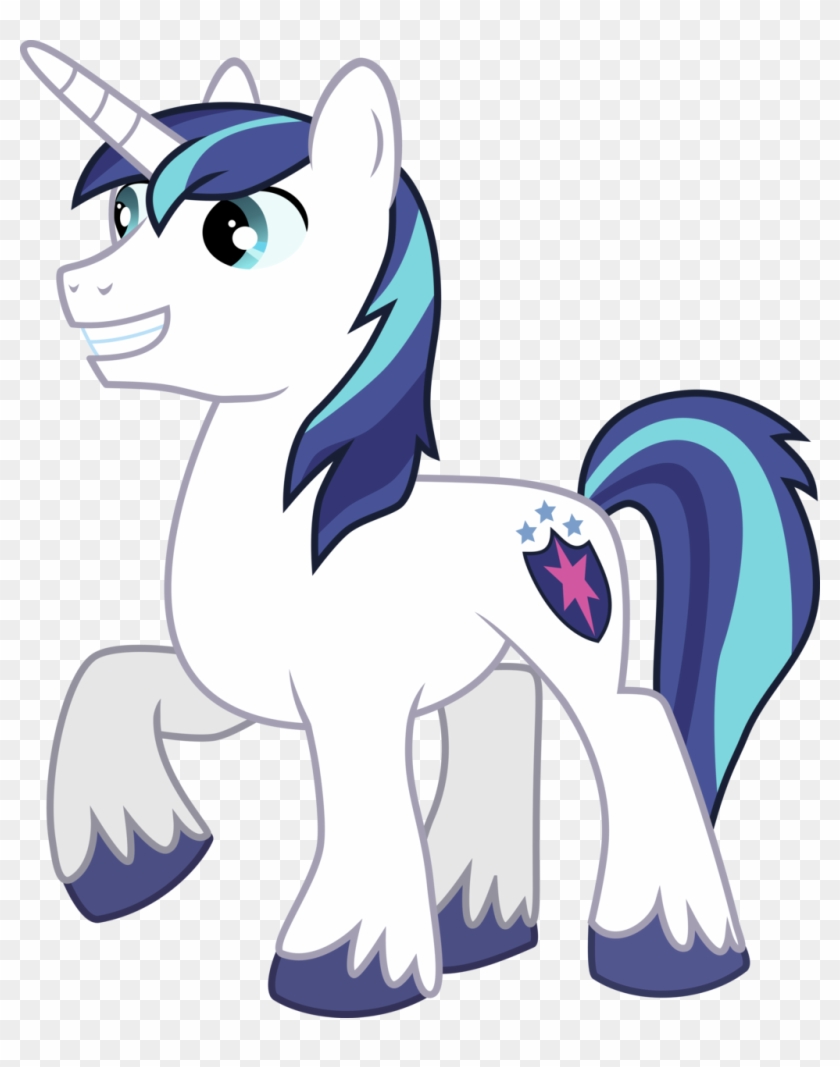 As You Can See He Has A Thicker Neck, No Angle To The - My Little Pony Shining Armor #648927