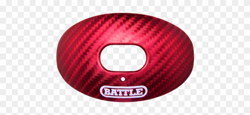 Battle Oxygen Pacifier Mouthguard With Detachable Strap - Battle Sports Science Carbon Chrome Oxygen Lip Protector #649037