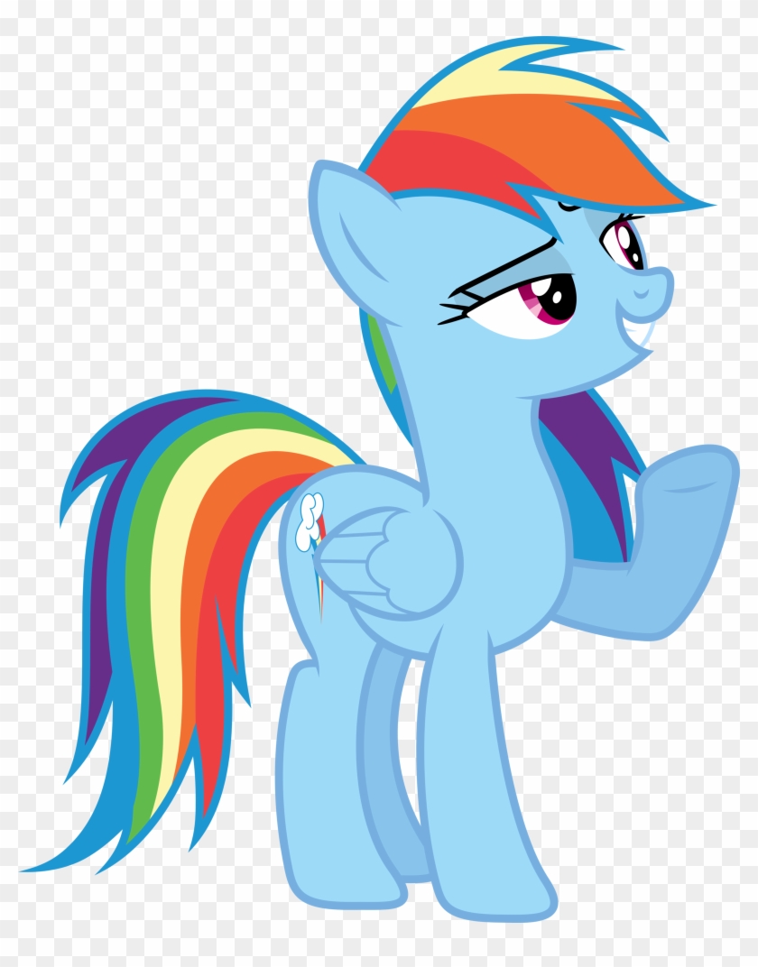 Well See This Blog Here That's A Good Friend Of Mine - Rainbow Dash Vector #649196
