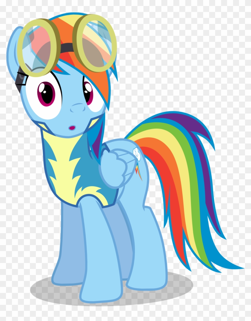 Wonderbolt Cadet Shocked - My Little Pony Rainbow Dash Wonderbolt #649207