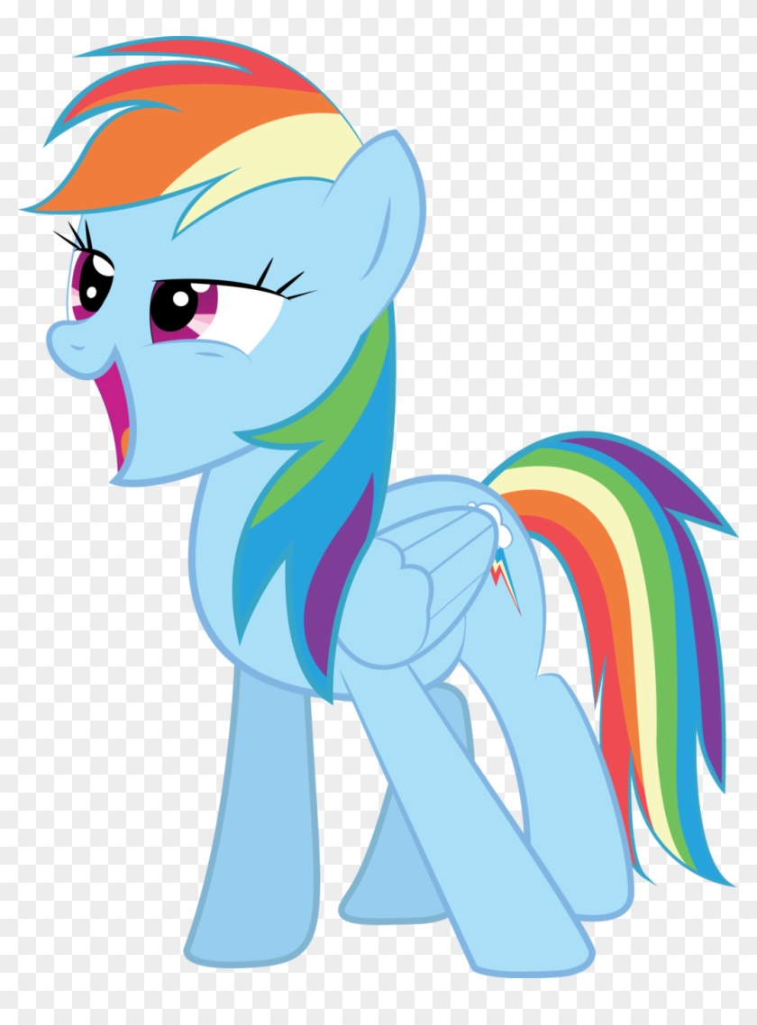 Rainbow Dash By Paperprisma Rainbow Dash By Paperprisma - Rainbow Dash Is Surprised #649243