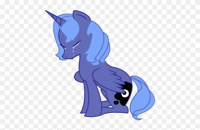 Mlp Fim Sad Luna Vector - Mlp Sad Luna Png #649289