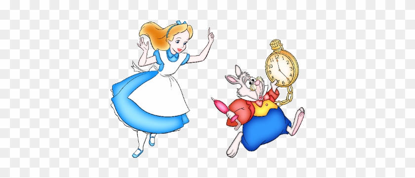 Fancy Cartoon Of Alice In Wonderland Alice In Wonderland - Alice In Wonderland Cartoon Rabbit #649308