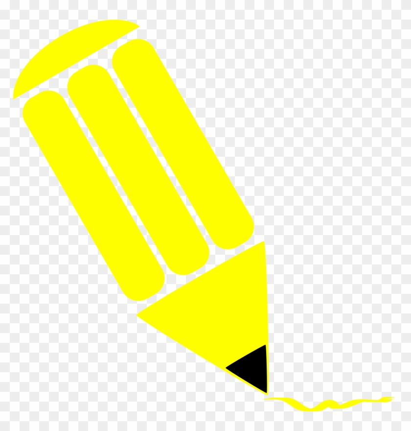 Yellow Pencil Clipart For Kids - Clip Art #649317