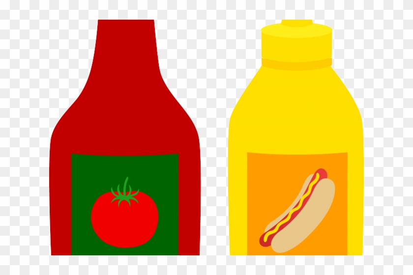 Free Cliparts Ketchup - Glass Bottle #649348