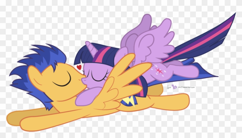 Twilight Sparkle - Mlp Twilight And Flash Sentry Kiss #649386