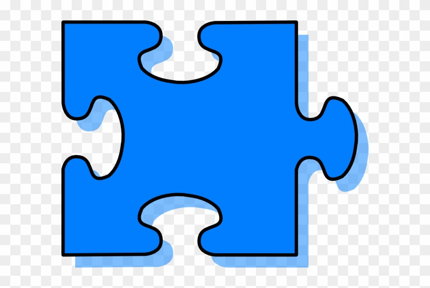 Puzzle Clipart Autism Blue - Puzzle Pieces Clip Art #649389