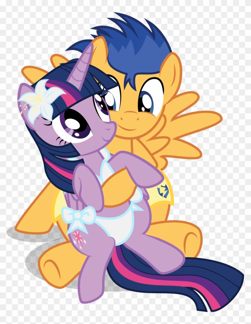 Sonicthecaptain Comm Twilight And Flash By Benybing - Flash Sentry Diaper #649411