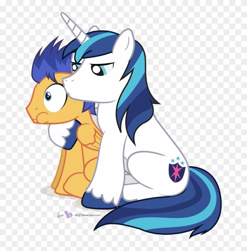 Best Buds By Dm29 - Mlp Shining Armor And Flash Sentry #649460