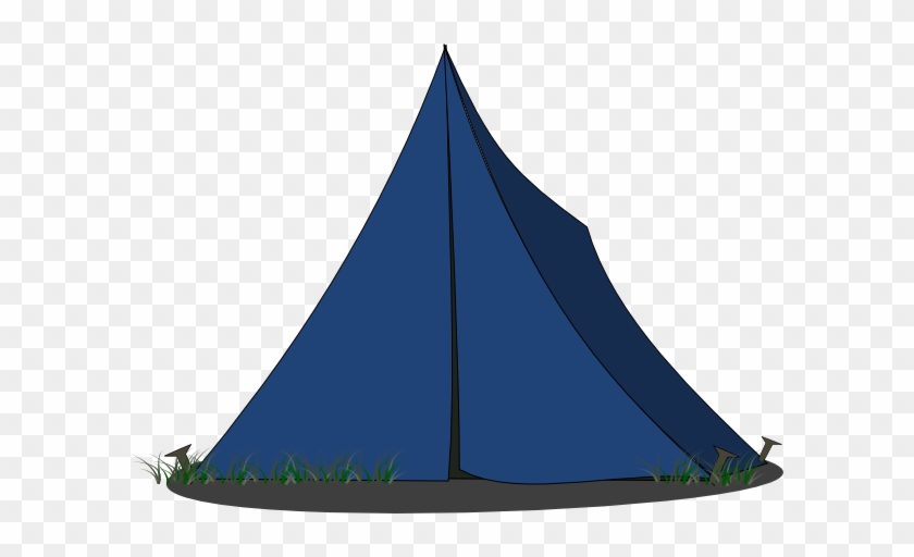 Tent Clipart Blue - Camping Tent Clipart #649465