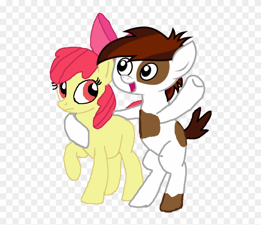 Applebloom And Pipsqueak- A Cute Couple By Bigpurplemuppet99 - Cartoon #649473