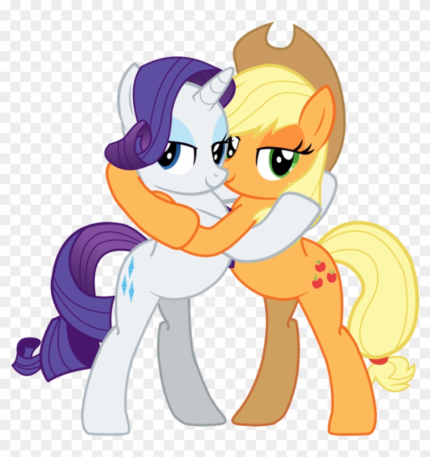 Mlp Rarity And Applejack #649513