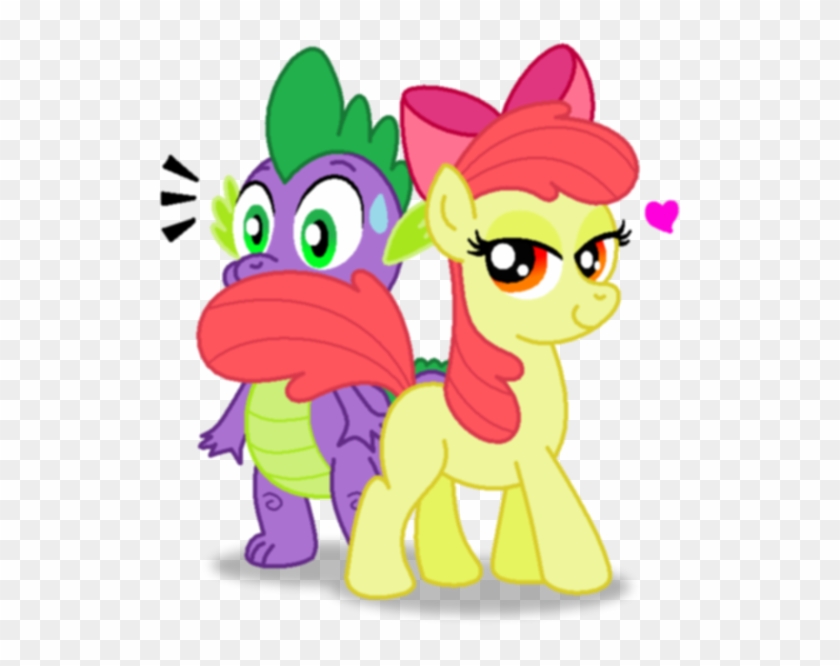 You Know You Like Me By Aleximusprime - Apple Bloom And Spike Cute #649570